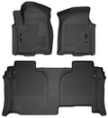Husky Liners 94031 WeatherBeater Front and Second Row Floor Liners for GM Fullsize Trucks