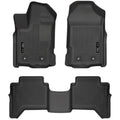 HUSKY LINERS 94101HUL WeatherBeater Front and Second Row Floor Liners for Ford Midsize Truck 2019-2023