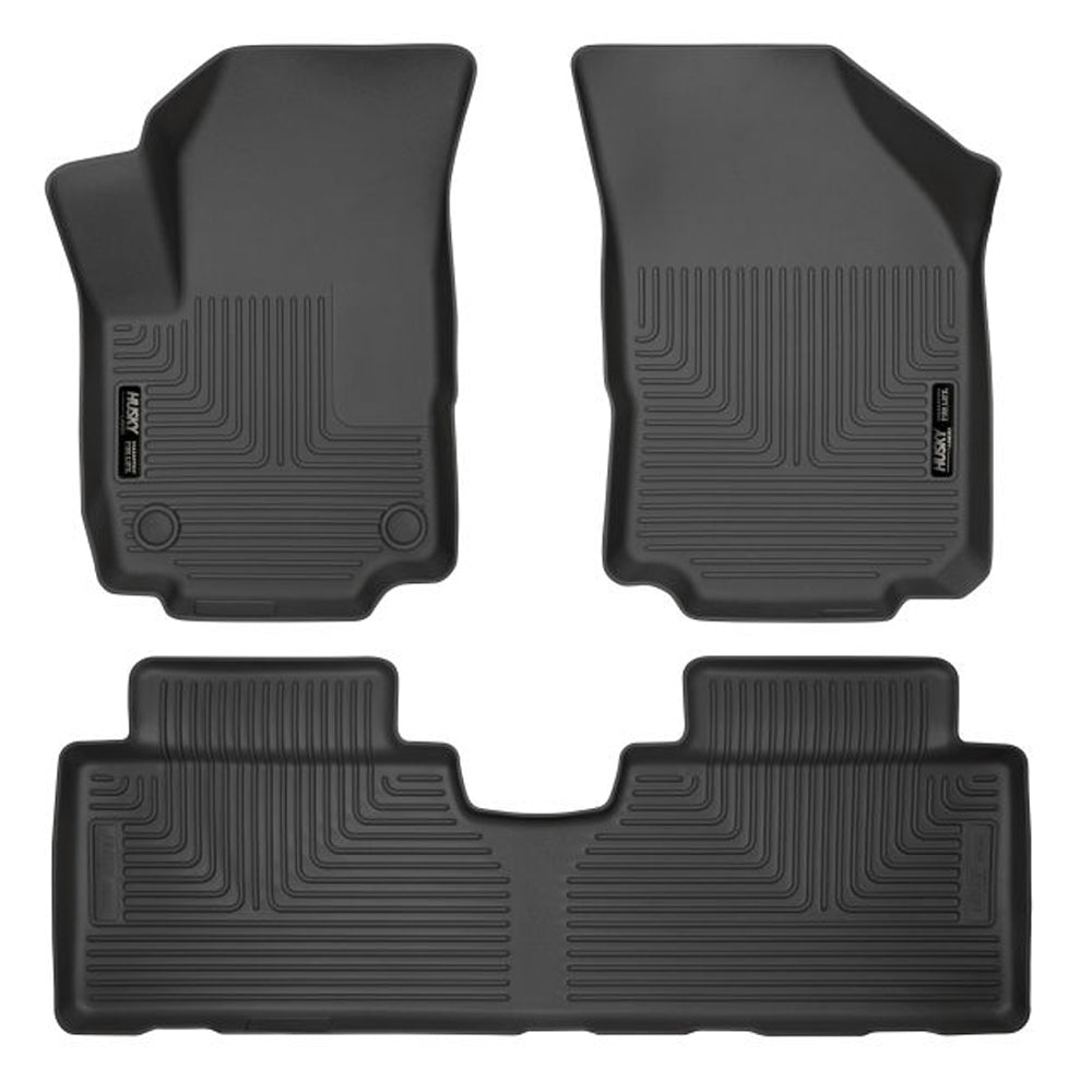 Husky Liners 95151 WeatherBeater Front and Second Row Floor Liners for GM Midsize Crossovers