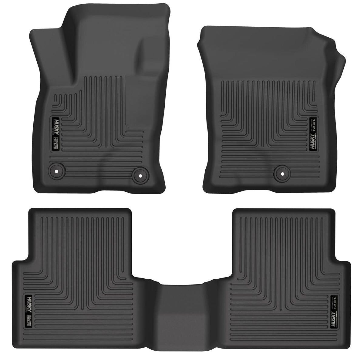 Husky Liners 95341 Ford Weatherbeater Front and Second Row Floor Liners for Compact SUVs