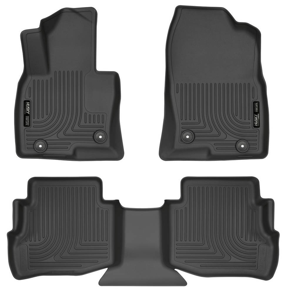 Husky Liners WeatherBeater Front and Second Row Floor Liners for Mazda CX-9 2016-2023