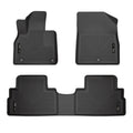 Husky Liners HSK95711 WeatherBeater Front and Second Row Floor Liners for Hyundai Palisade 2020-2024, Black Textured Plastic