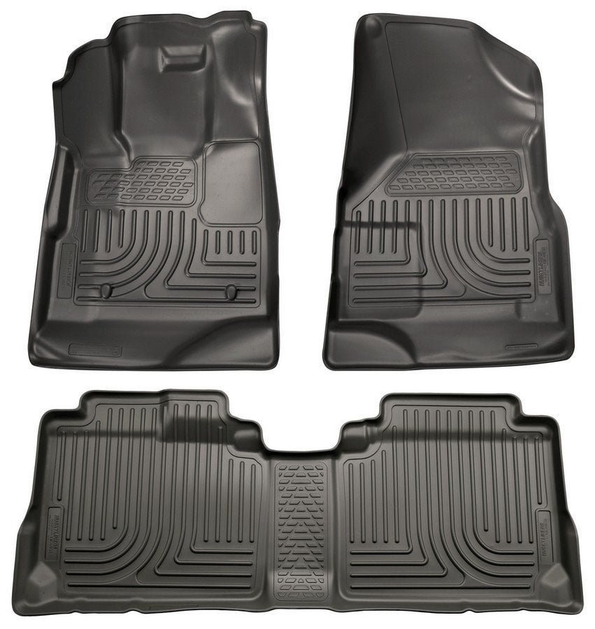 Husky Liners 98131 WeatherBeater Front and Second Row Floor Liners for GM Midsize Crossover 2010-2017