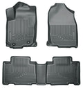 Husky Liners WeatherBeater Front and Second Row Floor Liners for Honda Accord 2013-2016, Black, Textured Plastic