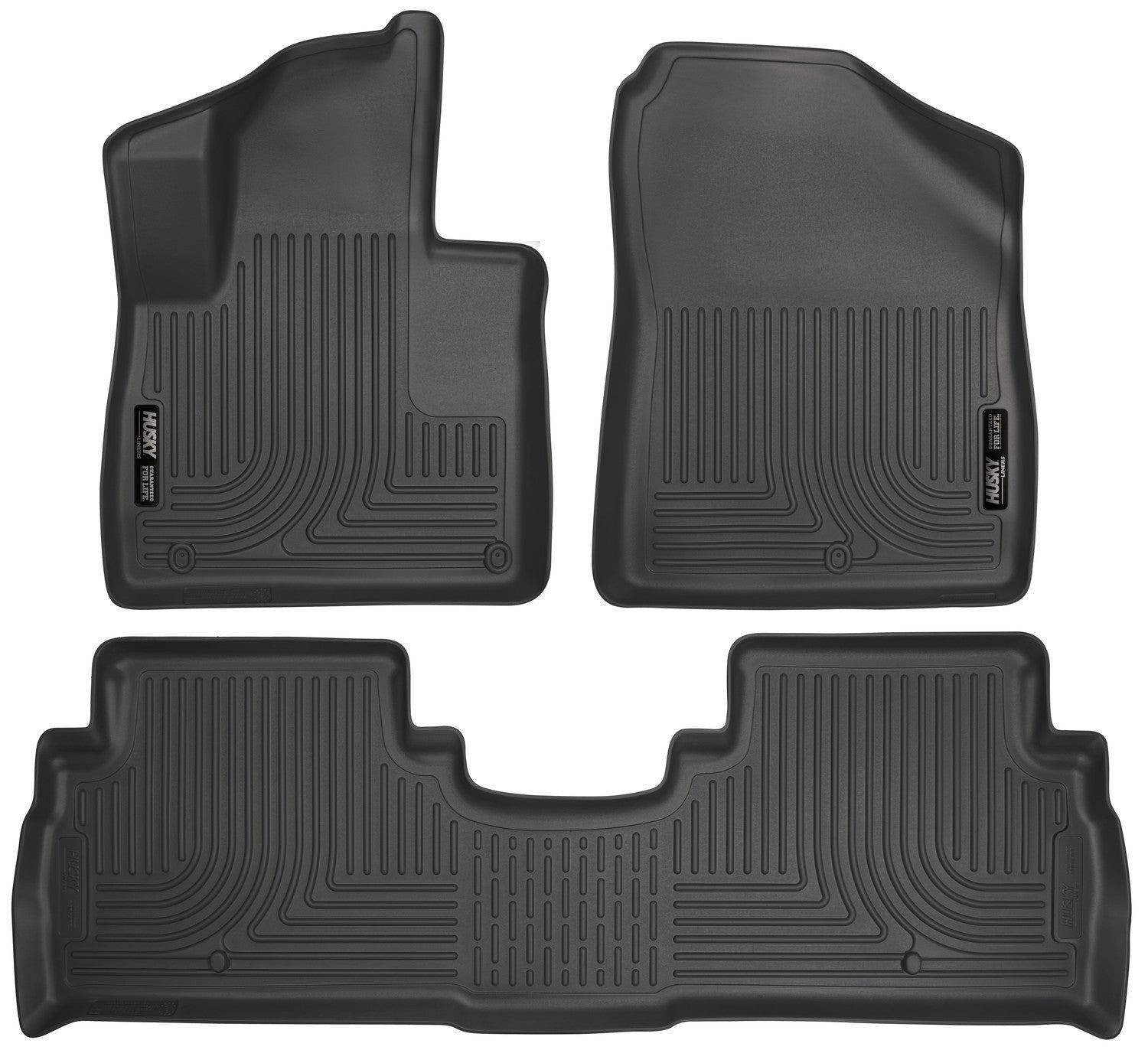Husky Liners HSK98691 WeatherBeater Front and Second Row Floor Liners for Kia Sorento 2016-2020