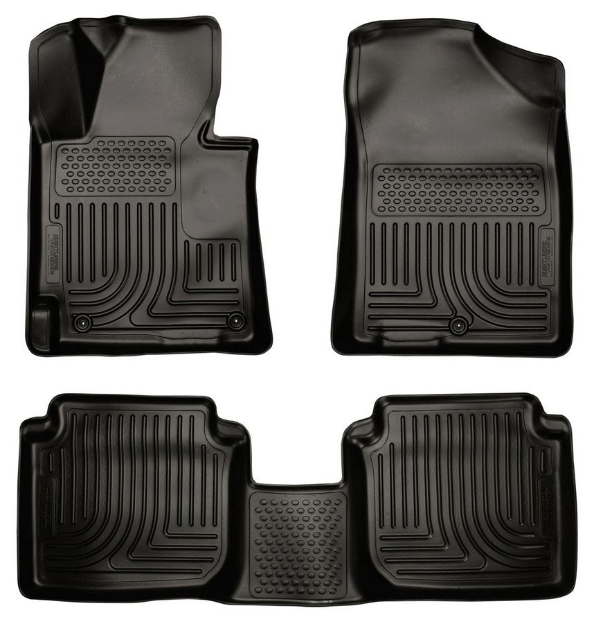 Husky Liners WeatherBeater Front and Second Row Floor Liners for Hyundai Elantra 2011-2013