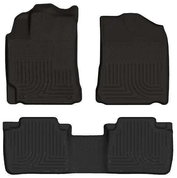 Husky Liners WeatherBeater Front and Second Row Floor Liners for Toyota Camry 2012-2017