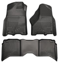 Husky Liners 99001 WeatherBeater Front and Second Row Floor Liners for Dodge Ram 1500 Crew Cab