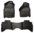 Husky Liners WeatherBeater Front and Second Row Floor Liners for Dodge Ram 1500 Quad Cab 2009-2014