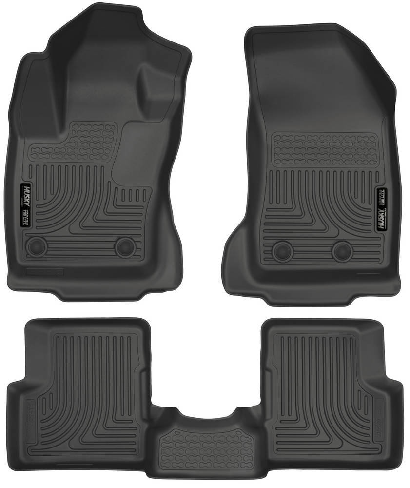Husky Liners WeatherBeater Front and Rear Floor Liners for Jeep Renegade 2015-2022