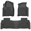 Husky Liners WeatherBeater Floor Liner for Chevy Tahoe 2021-2024, Front and Second Row, Black Textured Plastic
