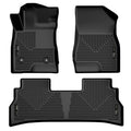 Husky Liners WeatherBeater Floor Liners for GM Compact SUVs, Front and Rear, Black Textured Plastic