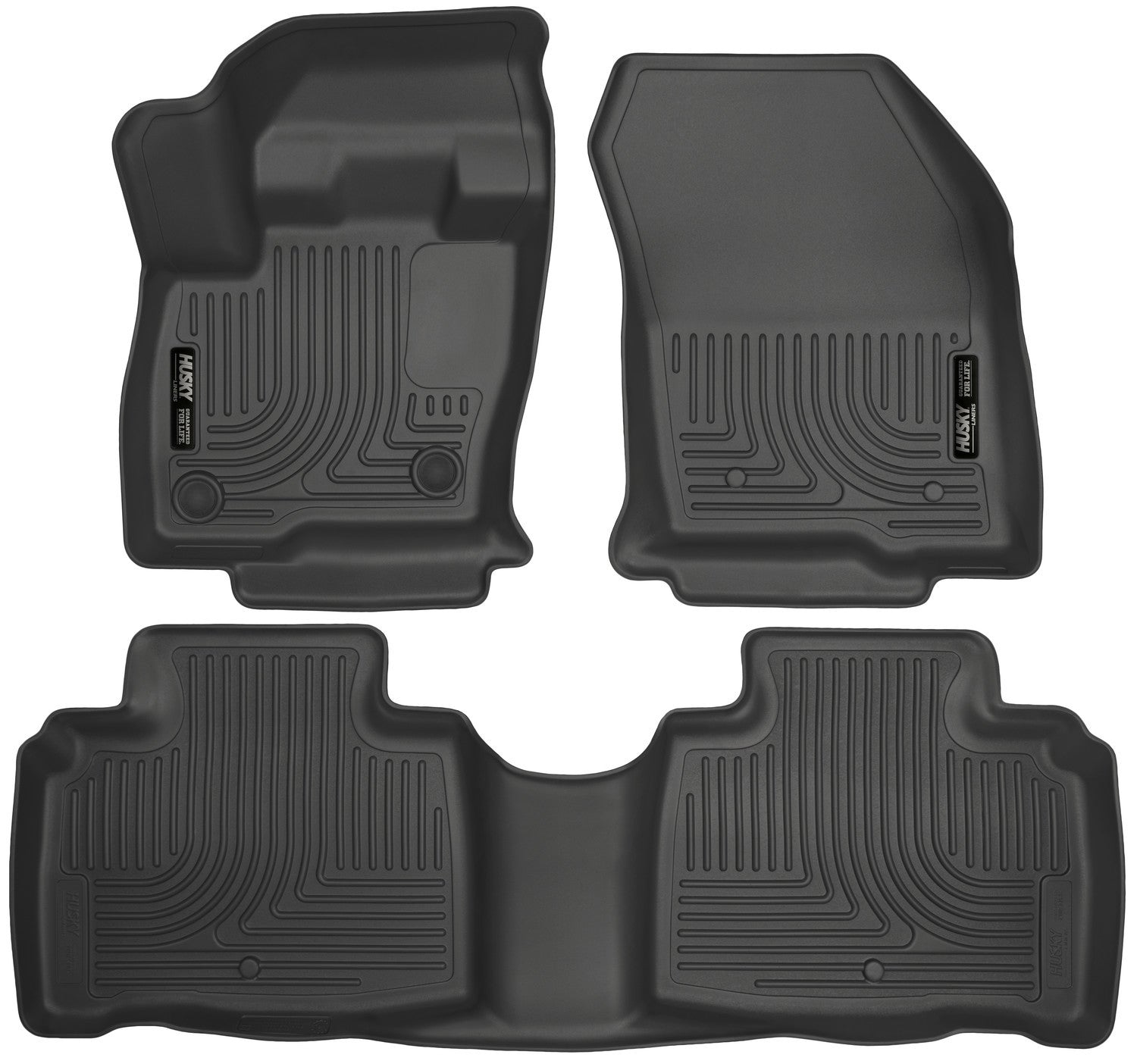 Husky Liners 99311 WeatherBeater Front and Second Row Floor Liners for Ford Compact SUVs