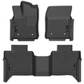 Husky Liners WeatherBeater Front and Second Row Floor Liners for Toyota CrewMax 2022