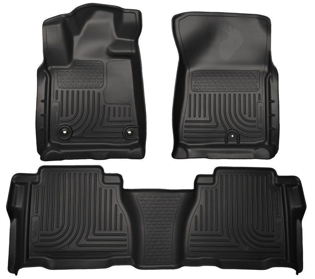 Husky Liners WeatherBeater Front and Second Row Floor Liners for Toyota Crew Cab 2012-2013