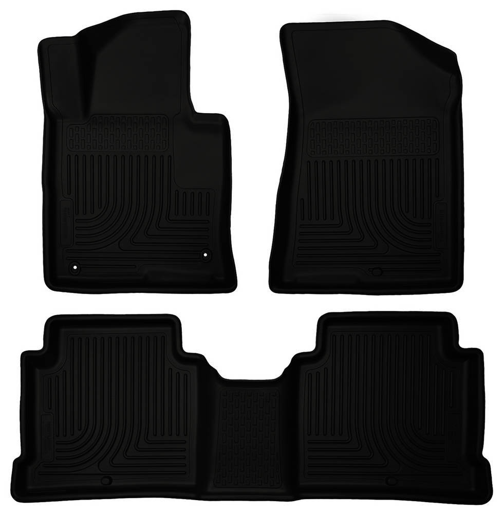 Husky Liners 99631 WeatherBeater Front and Second Row Floor Liners for Hyundai Sonata 2015-2017