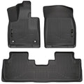 Husky Liners WeatherBeater Floor Liner for Lexus RX 2016-2022, Front and Second Row, Black Textured Plastic
