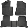 Husky Liners 99681 WeatherBeater Front and Second Row Floor Liners for Hyundai Tucson 2016-2018, Black Textured Plastic