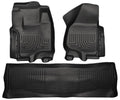 Husky Liners 99711 WeatherBeater Front and Second Row Floor Liners for Ford Fullsize Trucks
