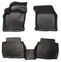 Husky Liners 99751 WeatherBeater Front and Second Row Floor Liners for Ford Fusion 2013-2016