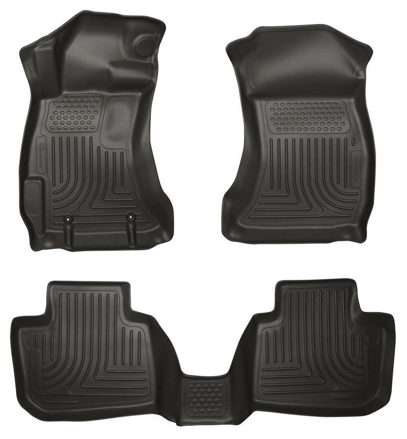 Husky Liners WeatherBeater Front and Second Row Floor Liners for Subaru Forester 2014-2018