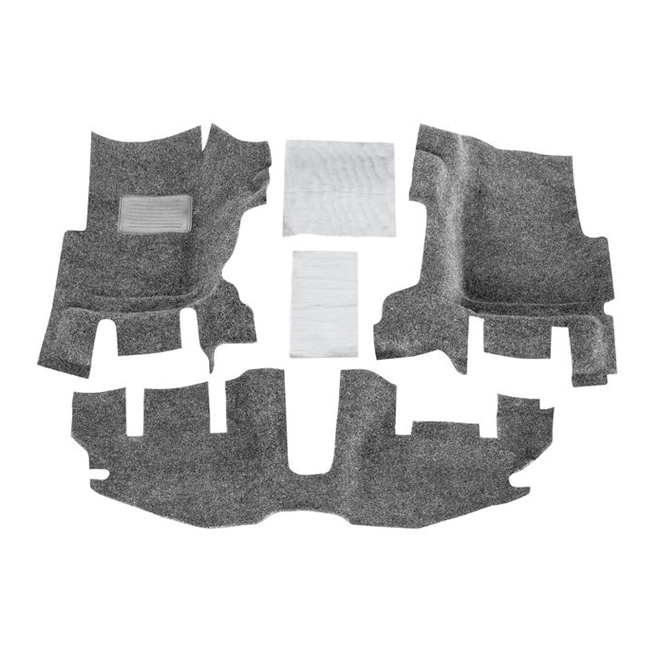 Husky Liners Guardian Comfort Floor and Cargo Liner for Jeep Wrangler TJ 1997-2006 in Gray