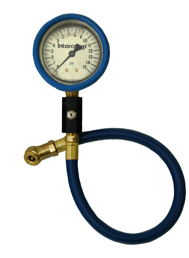 Intercomp 360065 Deluxe 2.5 Inch Liquid Filled Analog Tire Pressure Gauge, 0-15 PSI