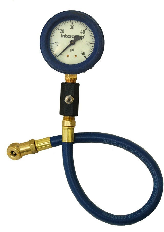 Intercomp 360070 Deluxe Glow-in-Dark Tire Pressure Gauge 0-60 psi, Analog, 2-1/2 Inch Diameter