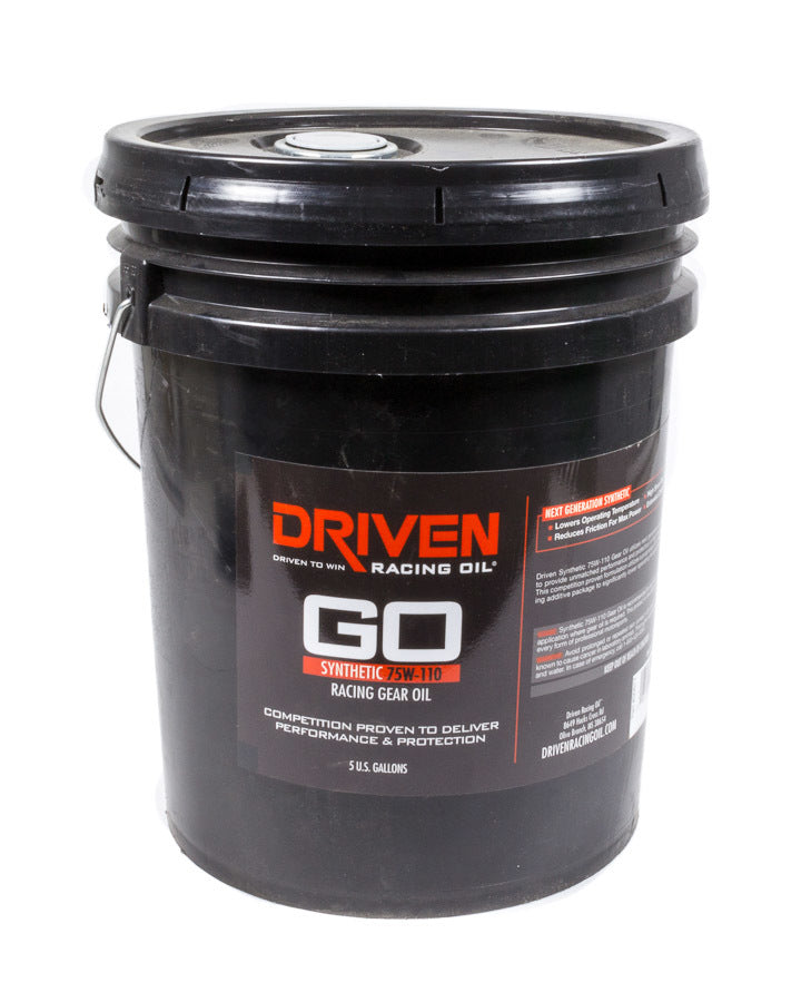 Driven Racing Oil Gear Oil 75W110 Synthetic, 5 Gallon Bucket