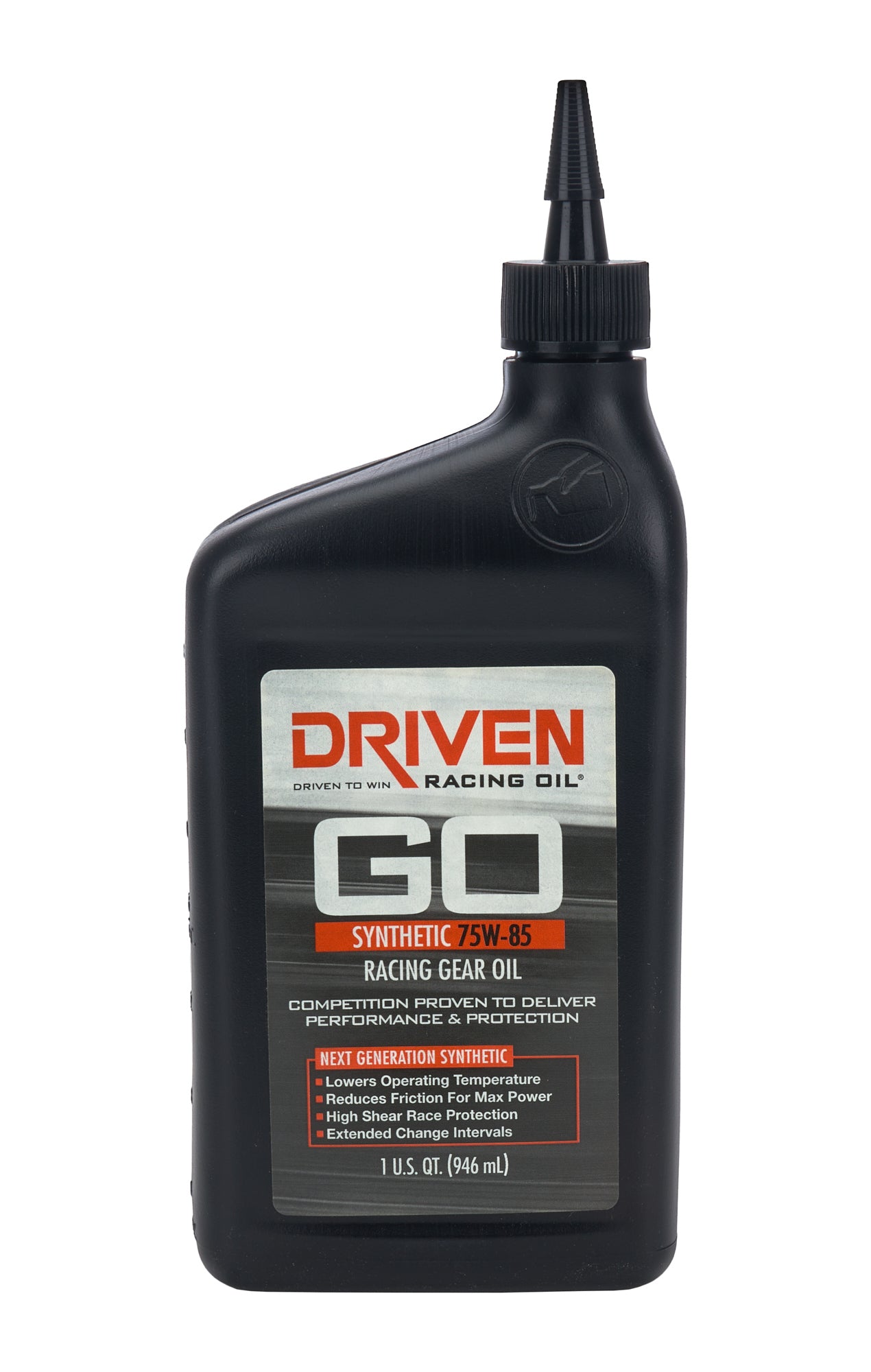 Driven Racing Oil 00830 Racing Gear Oil 75W85 Synthetic Gear Lubricant 1 Quart Bottle