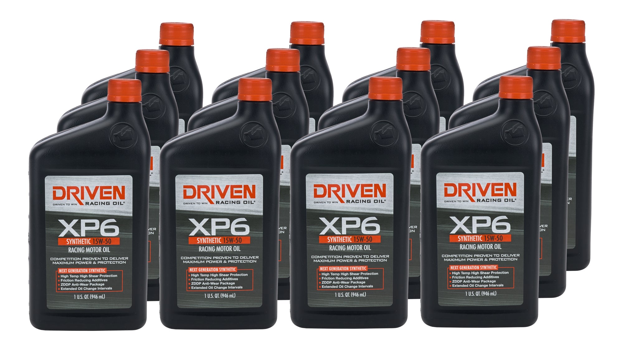Driven Racing Oil XP6 15W50 Synthetic Motor Oil Case of 12 Quarts