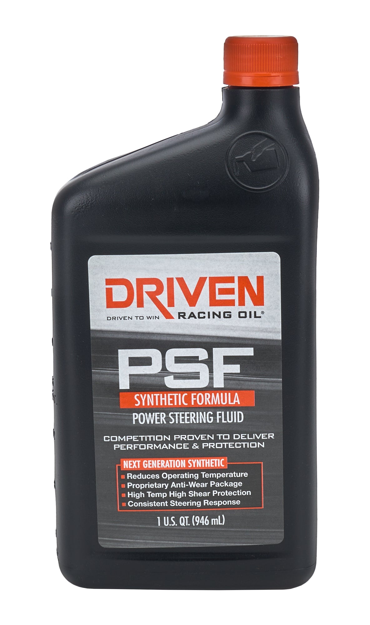 Driven Racing Oil Power Steering Fluid PSF Synthetic 1 Quart Bottle