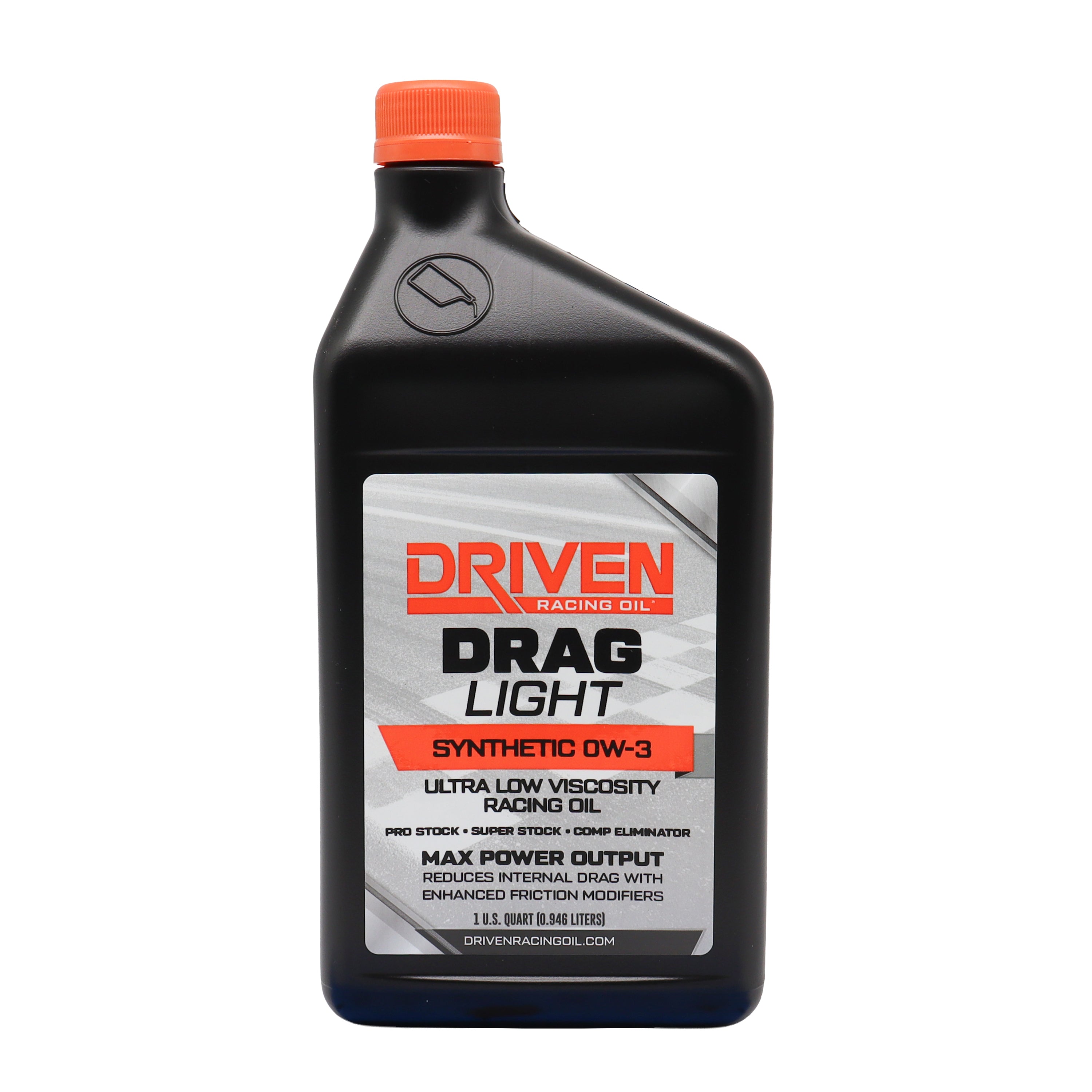 Driven Racing Oil Drag Light 0W3 Synthetic Motor Oil, 1 Quart