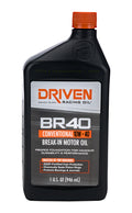 Driven Racing Oil BR40 10W40 Break-In Oil with High Zinc, 1 Quart Bottle