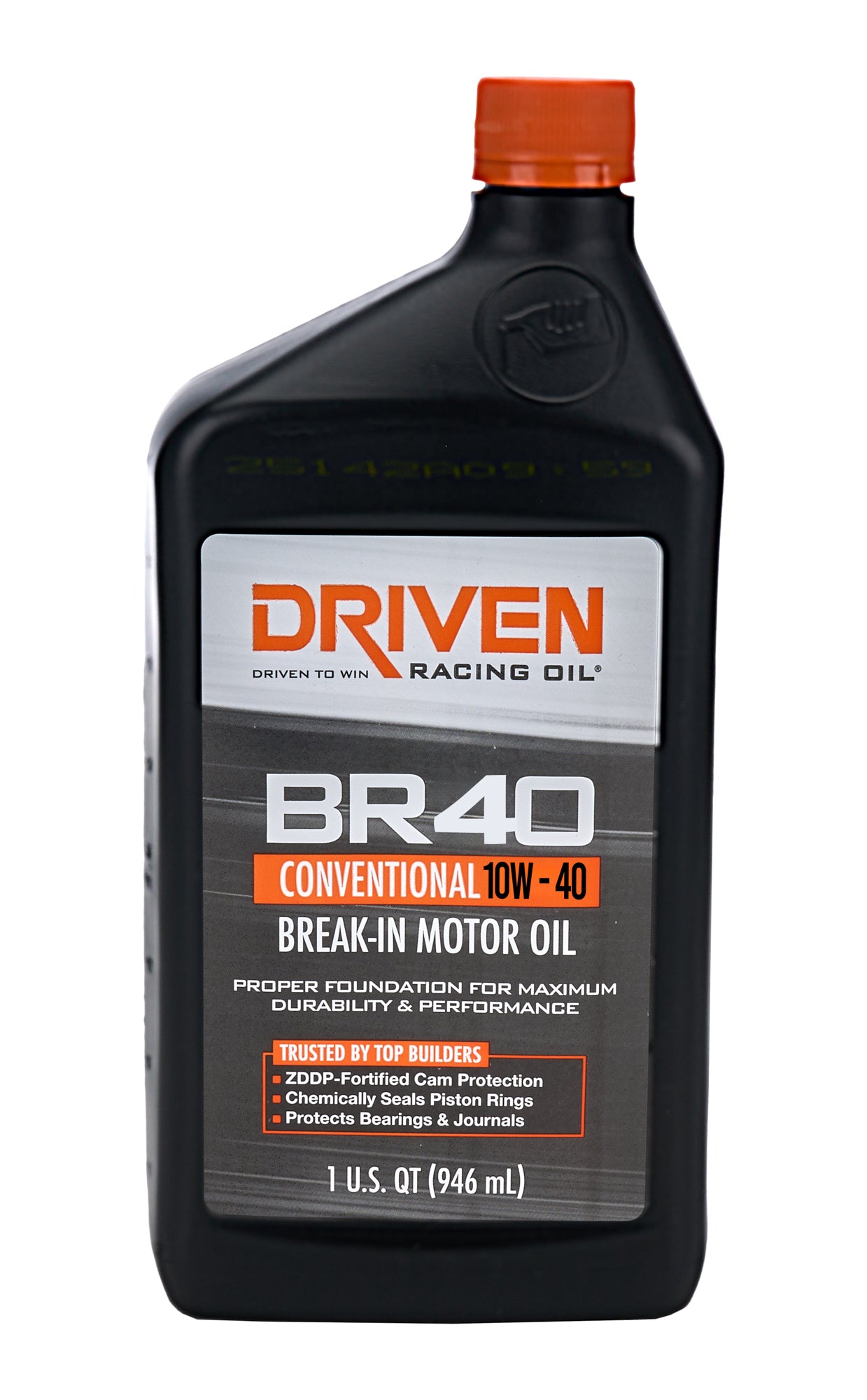 Driven Racing Oil BR40 10W40 Break-In Oil with High Zinc, 1 Quart Bottle