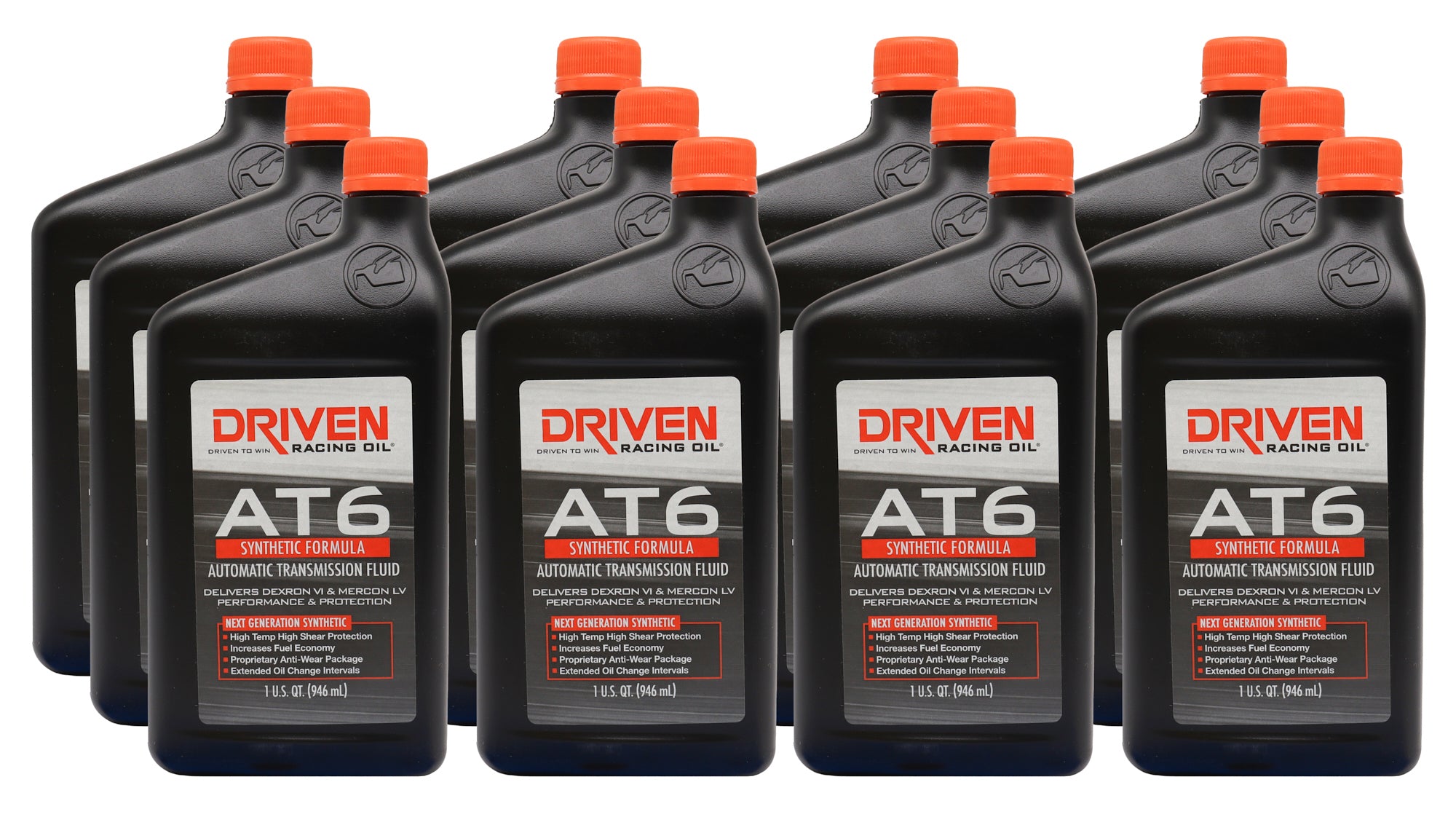 Driven Racing Oil AT6 Synthetic Dex 6/Mercury Transmission Fluid Case of 12 Quarts