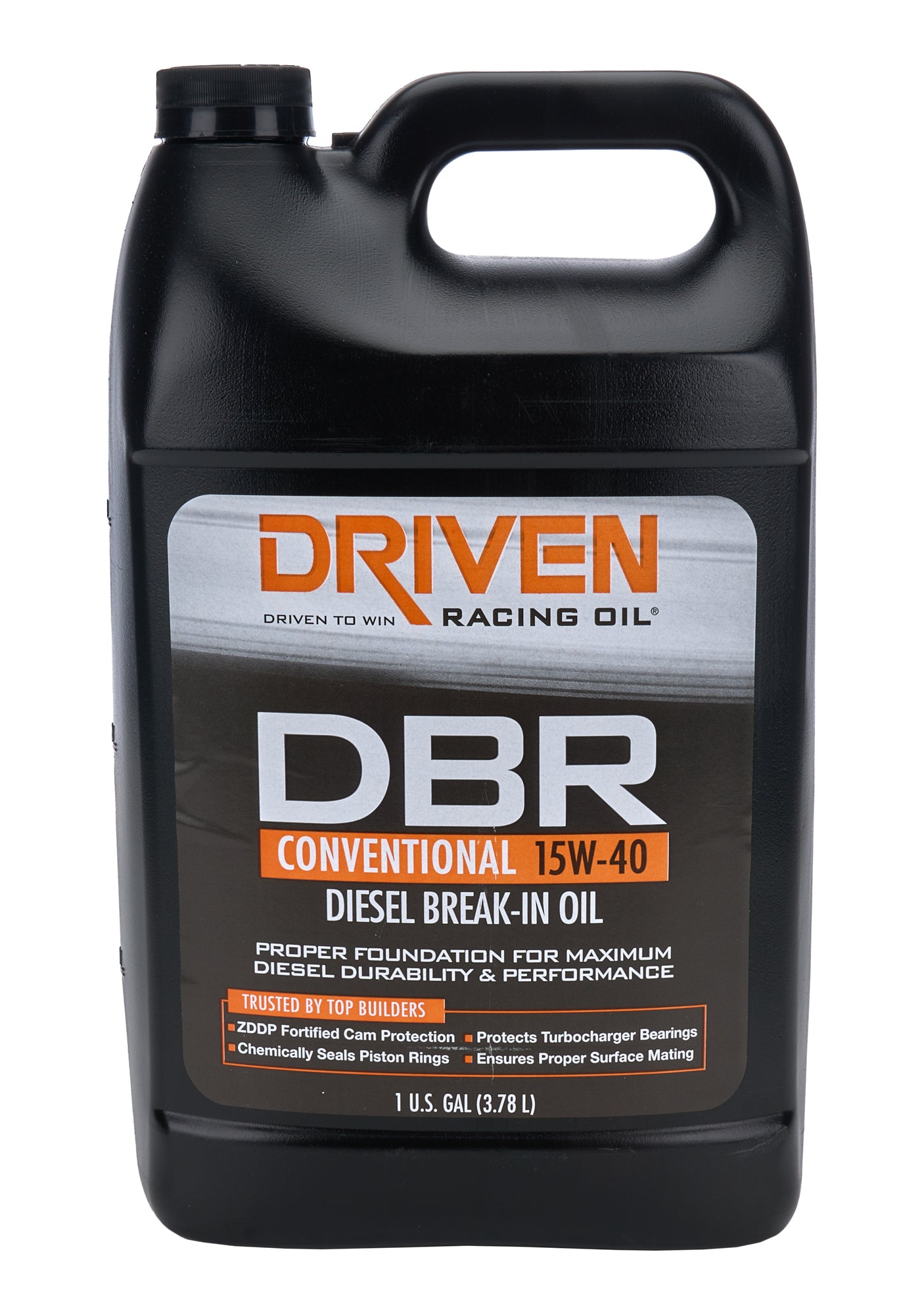 Driven Racing Oil DBR Break In Oil 15W40 with High Zinc for Diesel Engines, 1 Gallon Jug