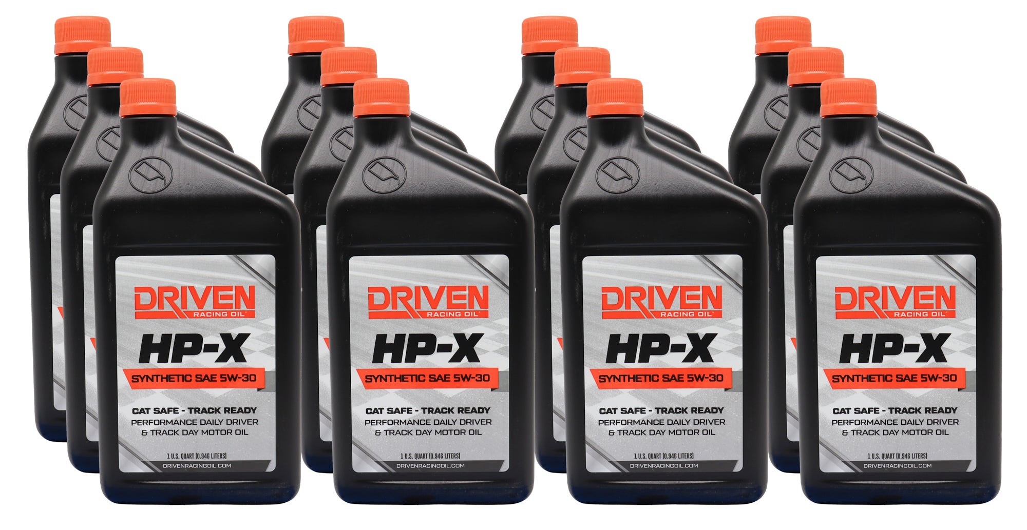Driven Racing Oil HP-X 5W30 Synthetic Motor Oil Case of 12 Quarts