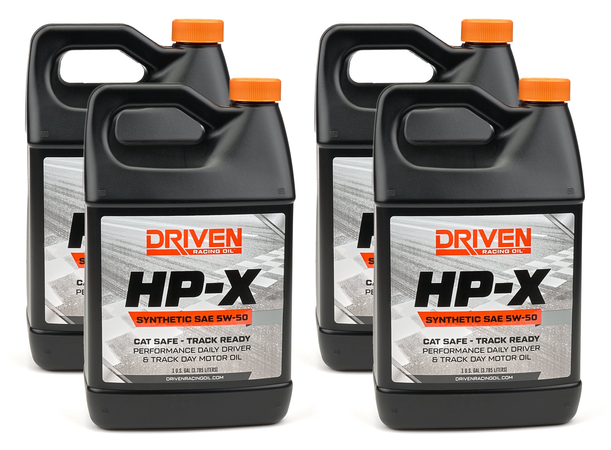 Driven Racing Oil HP-X 17508-4 Synthetic 5W50 Motor Oil, 1 Gallon, Set of 4