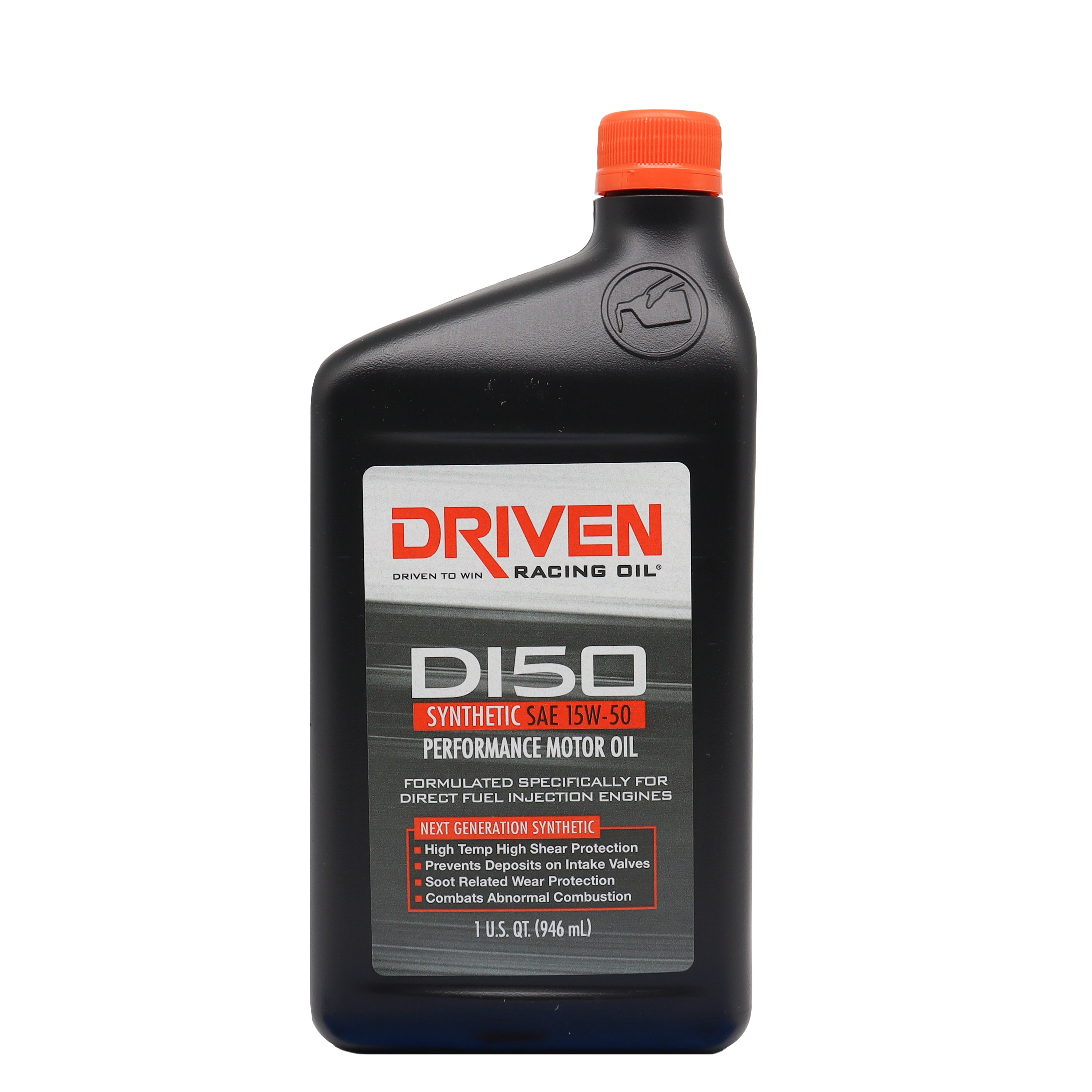 Driven Racing Oil DI50 15W50 Synthetic Motor Oil - 1 Quart Bottle