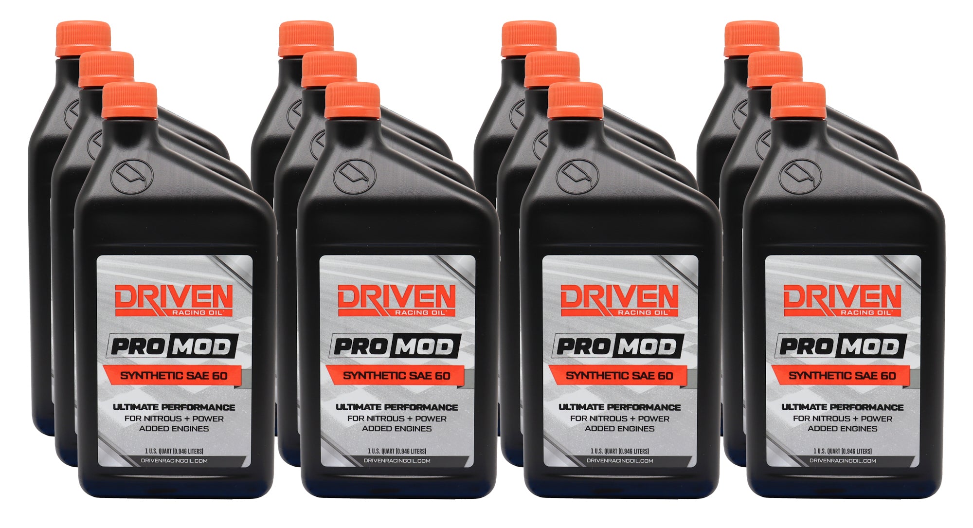Driven Racing Oil ProMod 60W Synthetic Motor Oil Case of 12 Quarts