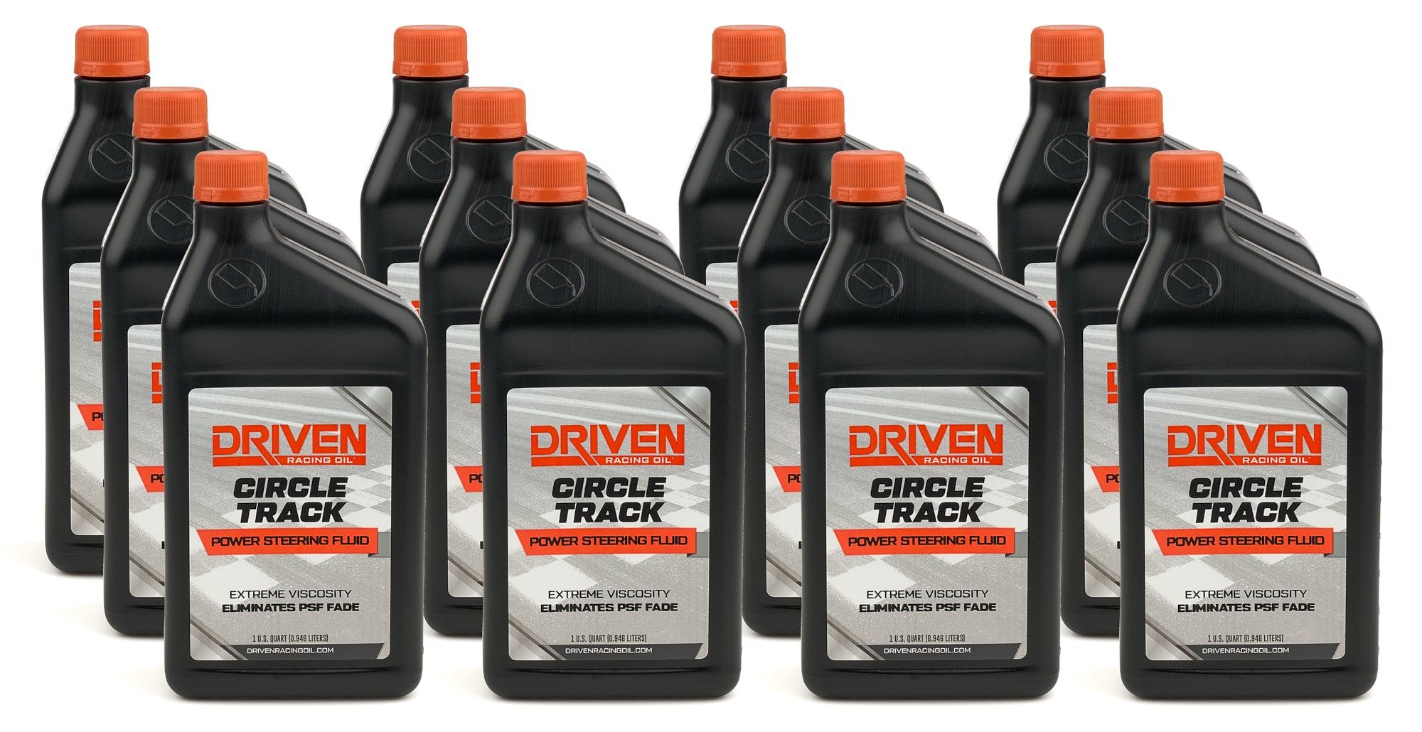 Driven Racing Oil Syn Power Steering Fluid Case of 12 Quarts