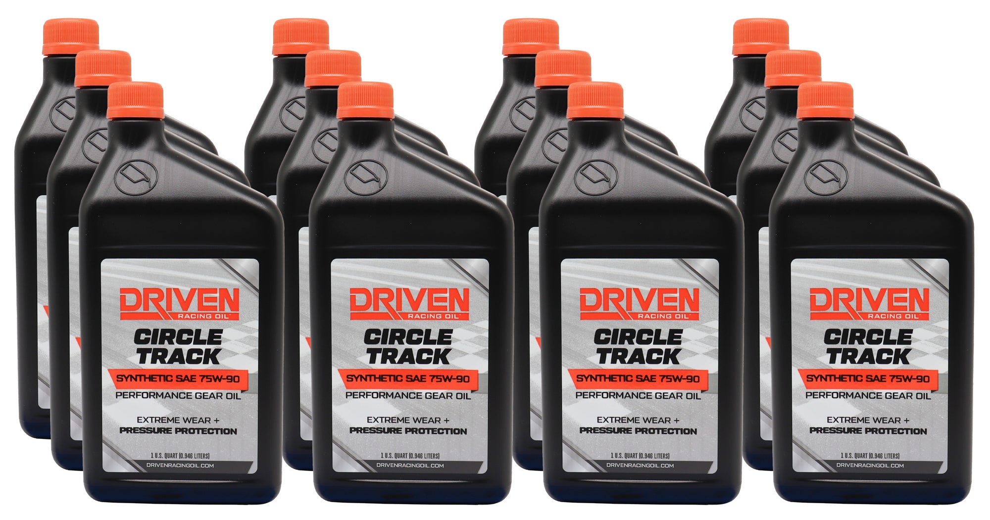 Driven Racing Oil Syn 75W90 Gear Oil Case of 12 Quarts