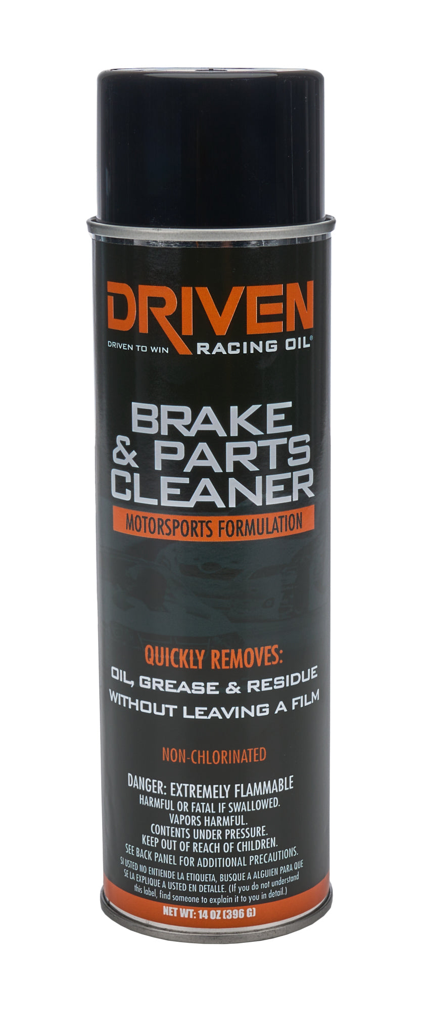 Driven Racing Oil Brake & Parts Cleaner 14 oz Non-Chlorinated Aerosol