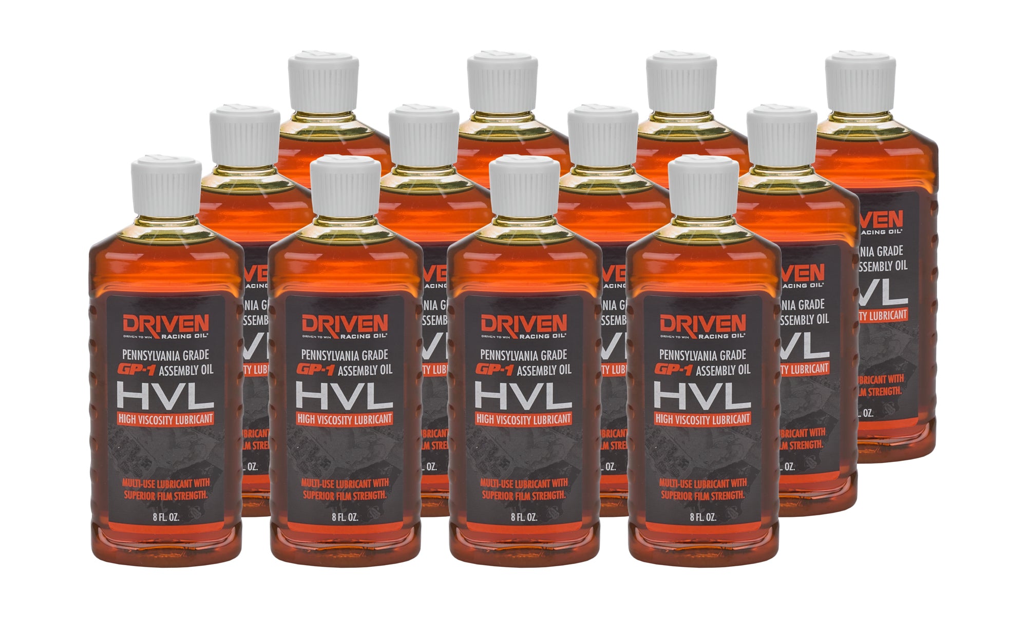 Driven Racing Oil HVL High Viscosity Lube Assembly Lubricant 8 oz Bottle Set of 12