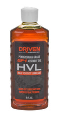 Driven Racing Oil HVL High Velocity Lube Assembly Lubricant 8 oz Bottle