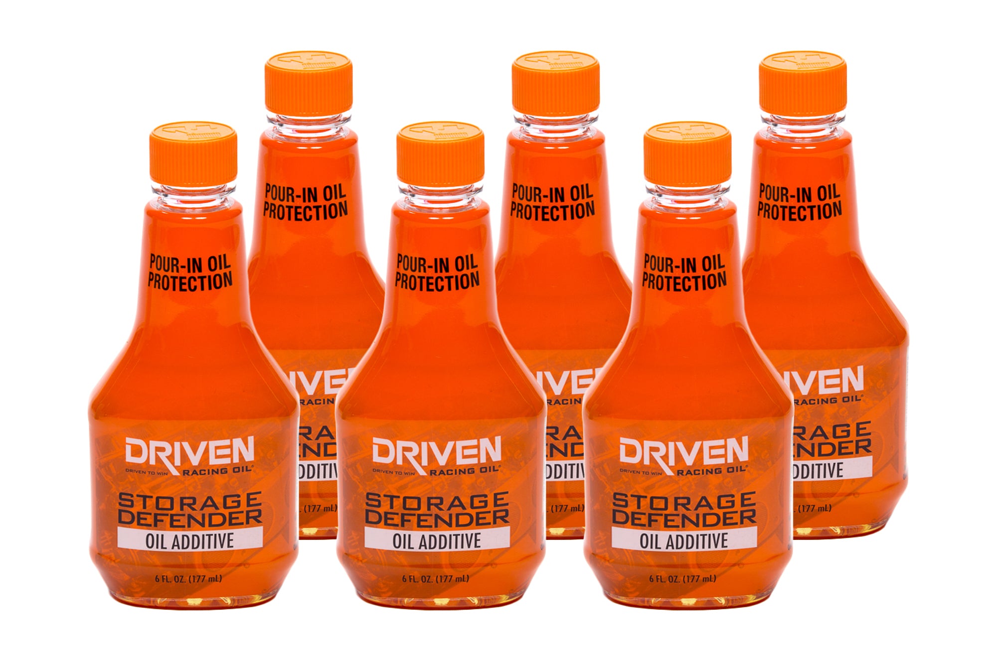 Driven Racing Oil Storage Defender Oil Additive Case 6 x 6 oz., Corrosion Inhibitor, Detergent, Lubricant