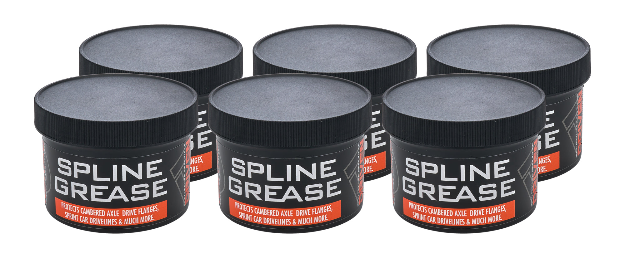 Driven Racing Oil 70070-6 Spline Grease Case, 1/2 Pint Synthetic Extreme Pressure Lubricant, Set of 6