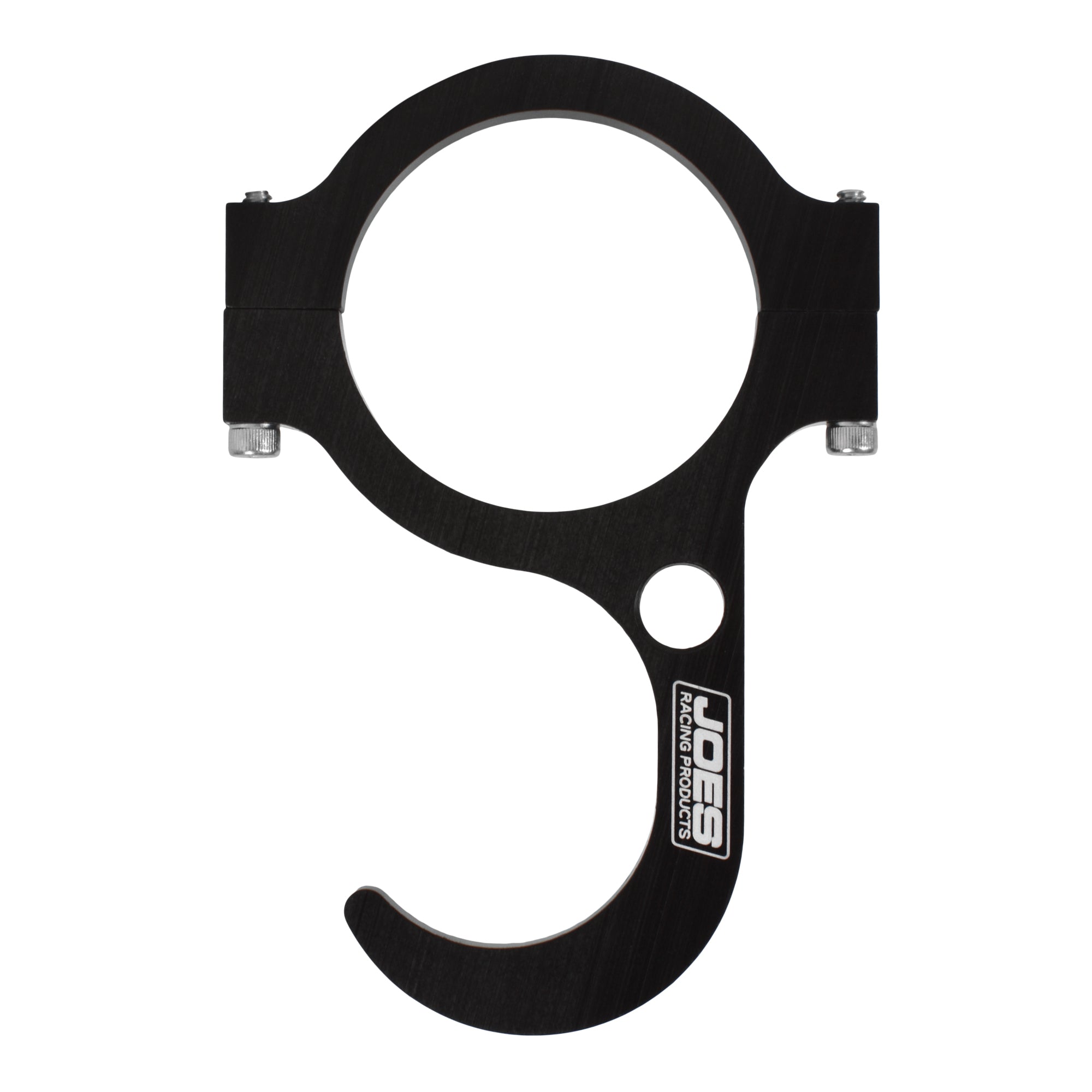 Joes Racing Products 10702-B Steering Wheel Hook, 1.5 Inch Diameter, Aluminum, Black Anodized Finish