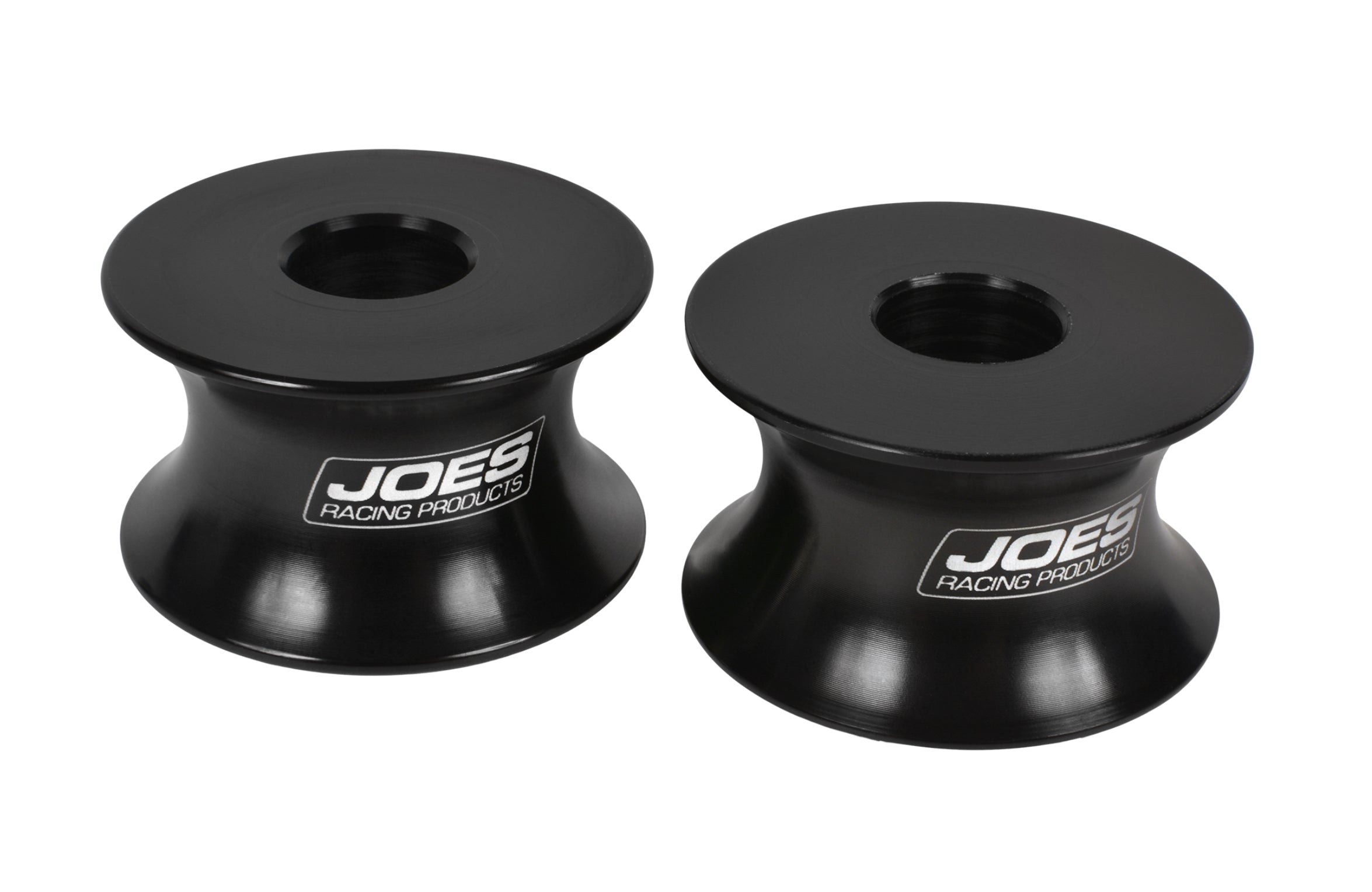 Joes Racing Products 10966-B Motor Mount Spacer Pair 1/2 Inch Thick Aluminum Black Anodized